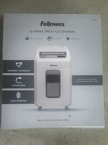 Fellowes 12ms shredder - fellowes, 12